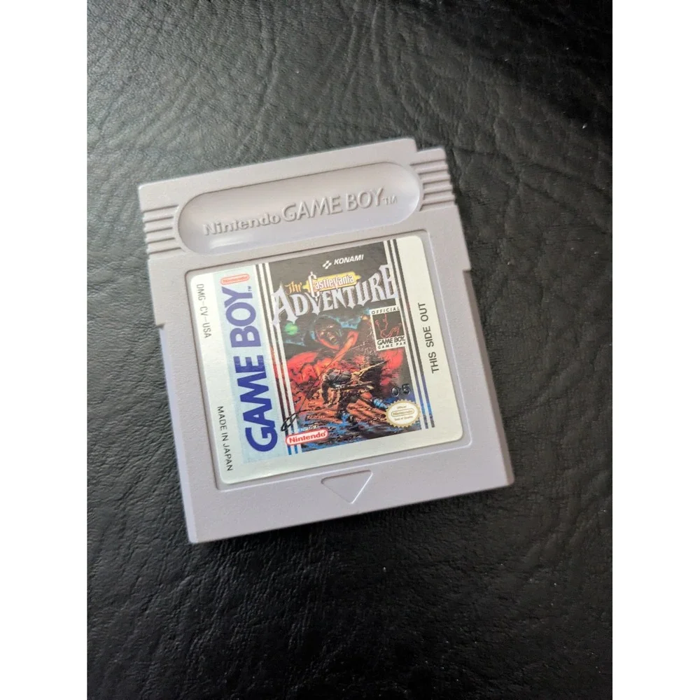 The Castlevania Adventure Nintendo Game Boy DMG-CV-USA Konami Retro Video Game
